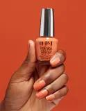 OPI Infinite Shine Silk - Лак для ногтей с гелевым эффектом Times Infinity, 15 мл, оттенок Always within Peach — фото 2
