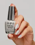 OPI Infinite Shine Silk - Лак для ногтей с гелевым эффектом Times Infinity, 15 мл, оттенок Gray it on Me — фото 2