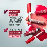 Rimmel Lasting Mega Matte - Легкая матовая помада в жидкой форме на 16 часов, 7 мл, оттенок Pink Blink — фото 8