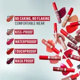 Rimmel Lasting Mega Matte - Легкая матовая помада в жидкой форме на 16 часов, 7 мл, оттенок Scarlet Flames — фото 8