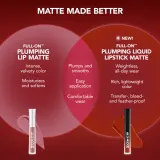 Buxom FULL ON PLUMPING LIQUID LIPSTICK MATTE - Помада для губ с матовым покрытием, 3 мл, оттенок Angel Baby — фото 5