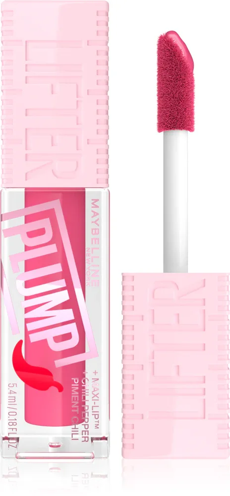 MAYBELLINE NEW YORK Lifter Plump - Блеск для губ с эффектом увеличения, 5 мл, оттенок 003 Pink Sting