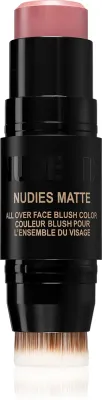 Nudestix Nudies Matte - Многофункциональный косметический продукт для макияжа глаз, губ и лица, 7 г, оттенок Cherie