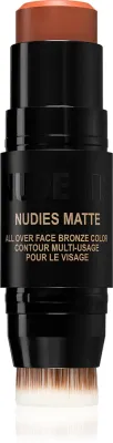 Nudestix Nudies Matte - Многофункциональный косметический продукт для макияжа глаз, губ и лица, 7 г, оттенок Sunkissed