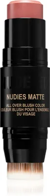 Nudestix Nudies Matte - Многофункциональный косметический продукт для макияжа глаз, губ и лица, 7 г, оттенок Salty Siren