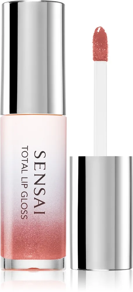 Sensai Total Lip Gloss in Colours - Увлажняющий блеск для губ, 4 мл, оттенок 03 Shinonome Coral