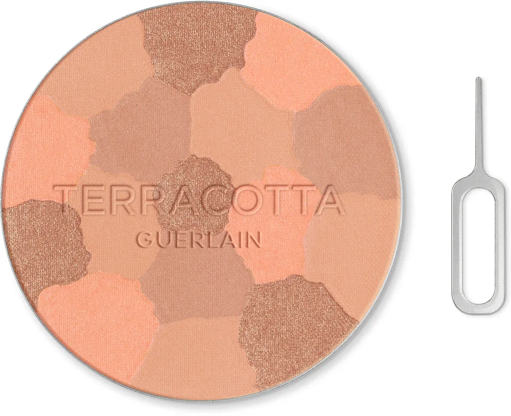 GUERLAIN Terracotta Light - Розово-светящий бронзирующий порошок - заполнитель, 10 г, оттенок 01 Light Warm