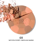GUERLAIN Terracotta Light - Розово-светящий бронзирующий порошок - заполнитель, 10 г, оттенок 03 Medium Warm — фото 2