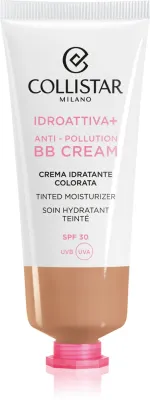 Collistar Face IDROATTIVA+ Tinted Moisturizer - Тонирующий крем с SPF 30, увлажняющий, 50 мл, оттенок 3 Dark