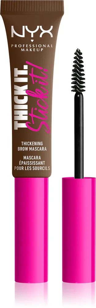 NYX Professional Makeup Thick it Stick It Brow Mascara - Тушь для бровей, 7 мл, оттенок 06 Brunette