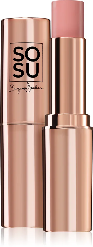 SOSU Cosmetics Blush On The Go - Румяна для скул в креме в стике, 7 г, оттенок 01 Blush Rose