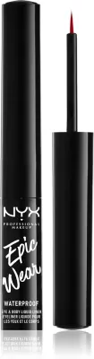 NYX Professional Makeup Epic Wear Liquid Liner - Жидкая матовая подводка для глаз, 3 мл, оттенок 07 Red