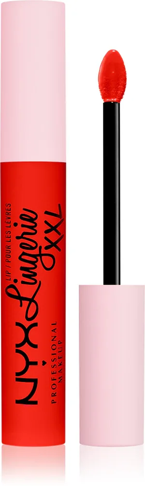 NYX Professional Makeup Lip Lingerie XXL - Жидкая матовая помадка, 4 мл, оттенок 27 - On Fuego