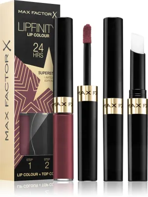 Max Factor Lipfinity Rising Stars - Долговременная помада для губ с бальзамом, 1 шт, оттенок 86 Superstar