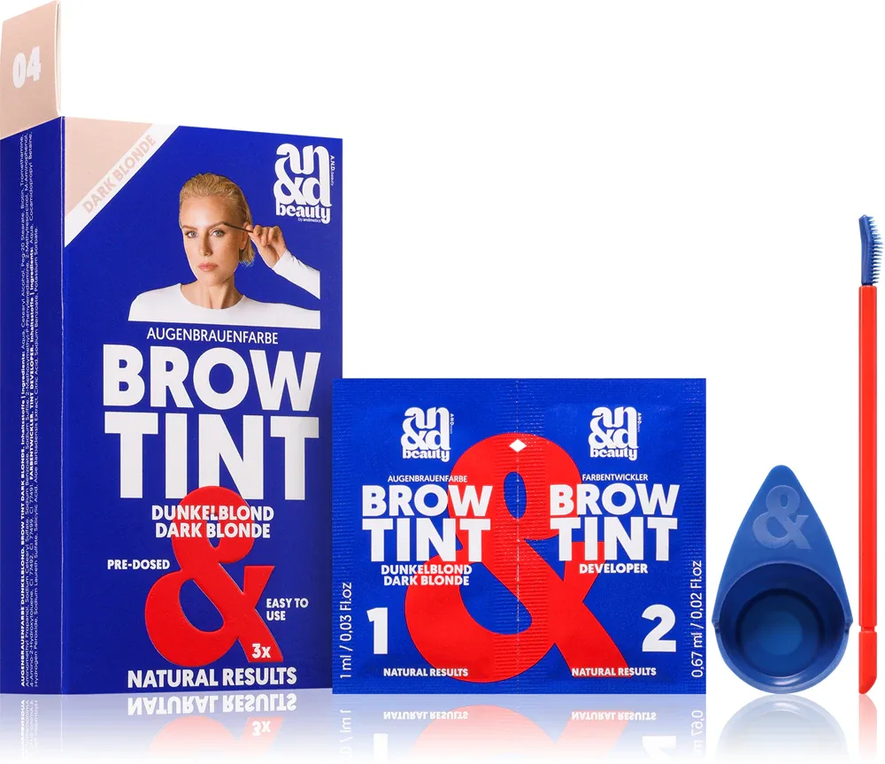 A.N.D. Beauty Brow Tint - Краска для бровей, 3 мл, оттенок Dark Blonde