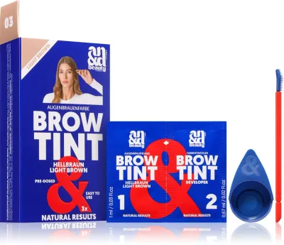 A.N.D. Beauty Brow Tint - Краска для бровей оттенок Light Brown, 3 мл