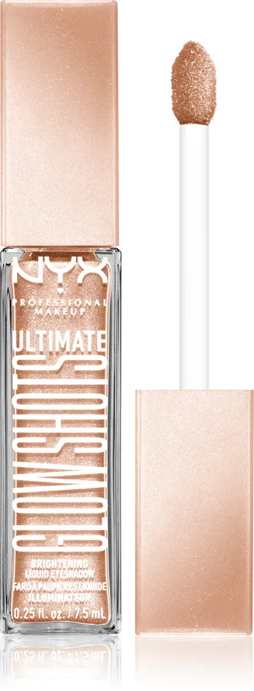 NYX Professional Makeup Ultimate Glow Shots - Блестящие тени для век в жидкой форме, 7 мл, оттенок 05 Highkey Lychee