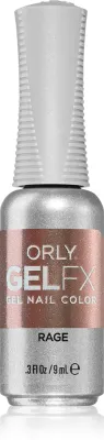 Orly Gelfx Gel - Гибридный лак для ногтей с использованием УФ / СВ-лампы, 9 мл, оттенок Rage