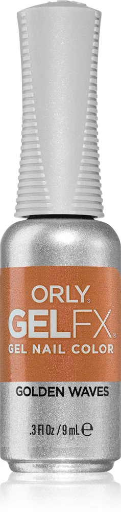 Orly Gelfx Gel - Гибридный лак для ногтей с использованием УФ / СВ-лампы, 9 мл, оттенок Golden Waves