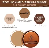 Danessa Myricks Beauty Yummy Skin Blurring Balm Powder - Компактное кремовое тональное основание оттенок 3 - Light With Neutral Undertones, 18 g — фото 4
