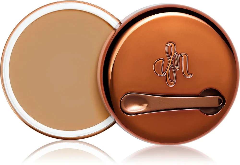 Danessa Myricks Beauty Yummy Skin Blurring Balm Powder - Компактное кремовое тональное основание, 18 г, оттенок 3.5 - Light-Medium With Neutral Undertones
