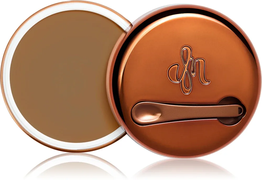Danessa Myricks Beauty Yummy Skin Blurring Balm Powder - Компактное кремовое тональное основание, 18 г, оттенок 6 - Tan With Neutral Undertones