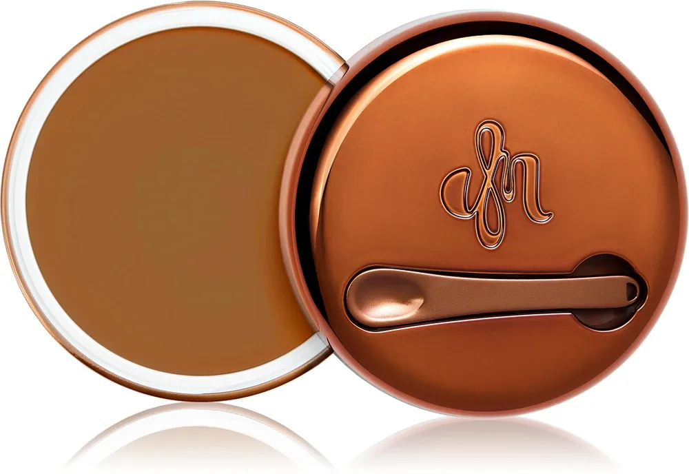 Danessa Myricks Beauty Yummy Skin Blurring Balm Powder - Компактное кремовое тональное основание, 18 г, оттенок 7 - Tan-Dark With Neutral Undertones