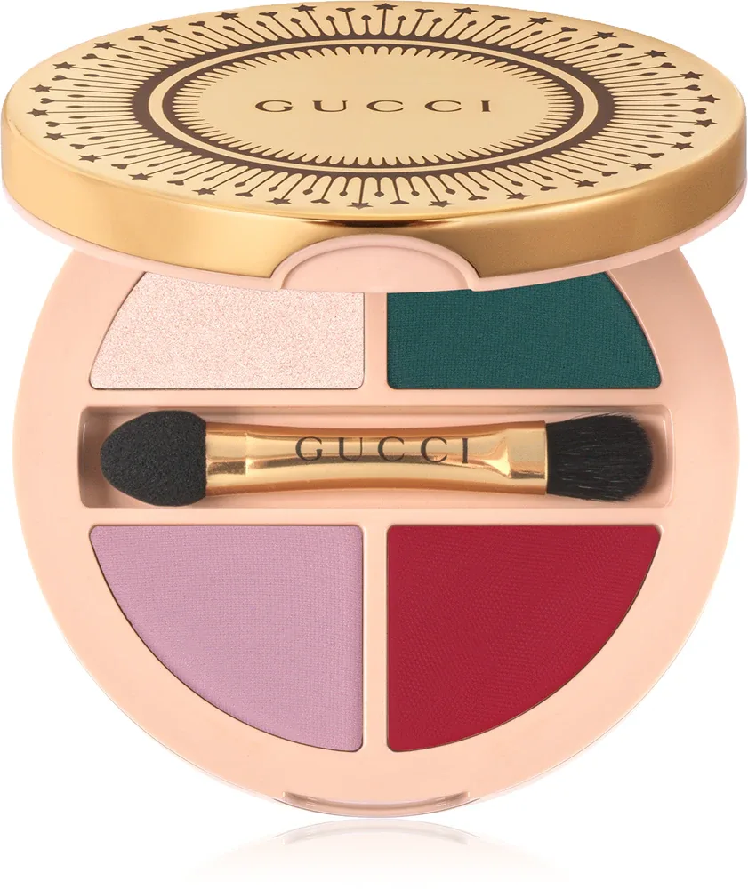 Gucci Gucci Beauty Palette de Beaute Quatuor - Палетка косметики: многофункциональный продукт для макияжа глаз, губ и лица, 6 г, оттенок 03 Wild Bouquet