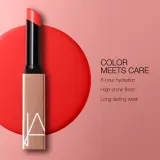 NARS AFTERGLOW SENSUAL SHINE LIPSTICK - Увлажняющая помада, 1 г, оттенок SHOW OFF — фото 8