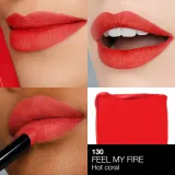 NARS Powermatte Lipstick - Трендовая помада с матовым эффектом, 1 г, оттенок Feel My Fire — фото 3