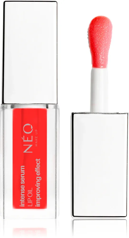NEO MAKE UP Intense Serum Lip Oil - Бальзам для губ с питательным маслом, 5 мл, оттенок 03 Strawberry