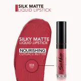 flormar Silk Matte - Долговременная матовая помада в жидкой форме, 4 мл, оттенок 004 Daisy — фото 3