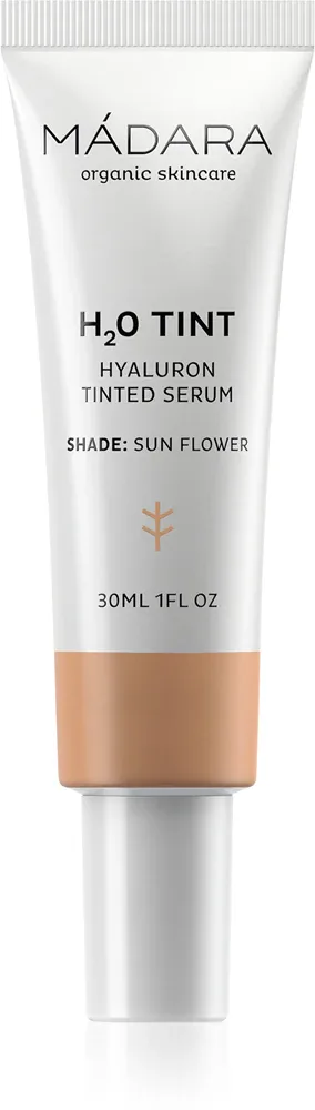 MÁDARA H2O Tint - Тонирующий крем увлажняющий, 30 мл, оттенок #3 Sun Flower