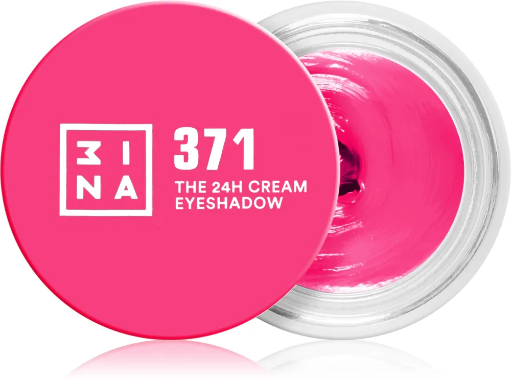 3INA The 24H Cream Eyeshadow - Тени в креме, 3 мл, оттенок 371 - Electric Pink