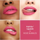 Buxom FULL-ON SATIN LIPSTICK - Кремовая помада для губ с эффектом увеличения, 2 мл, оттенок Rosé Bubbles — фото 3