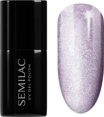 Semilac UV Hybrid Gloss GALA - Гибридный лак для ногтей с использованием УФ / СВ-лампы, 7 мл, оттенок 664 Lilac Gloss