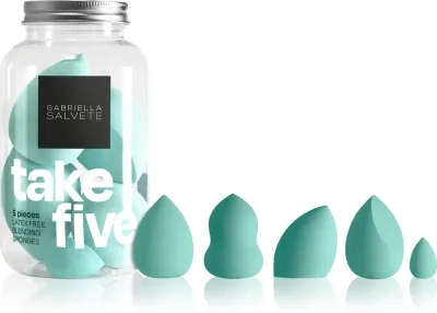 Gabriella Salvete Tools Take Five - Набор аппликаторов для лица, 5 шт, оттенок Light Green