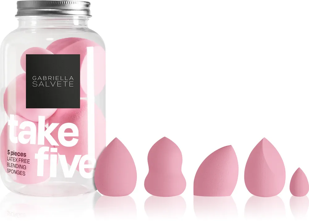 Gabriella Salvete Tools Take Five - Набор аппликаторов для лица, 5 шт, оттенок Pink