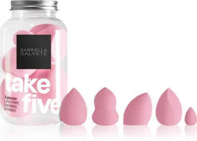 Gabriella Salvete Tools Take Five - Набор аппликаторов для лица, 5 шт, оттенок Pink