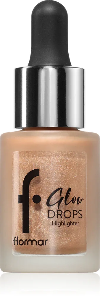 flormar Glow Drops Lip Tattoo - Жидкий хайлайтер, 14 мл, оттенок 001 Moon Glow