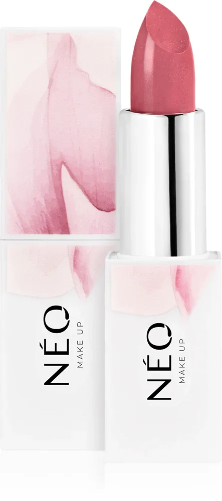 NEO MAKE UP Intense Serum Sheer Lipstick - Кремовая помада для увлажнения, 4 г, оттенок 04 Raspberry Pudding