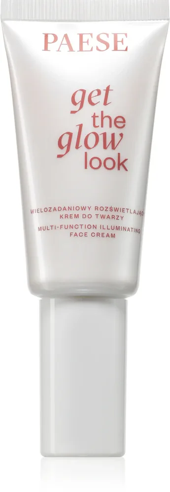 Paese Get The Glow Look Illuminating Face Cream - Многофункциональный тонирующий крем с осветляющим эффектом, 30 ml