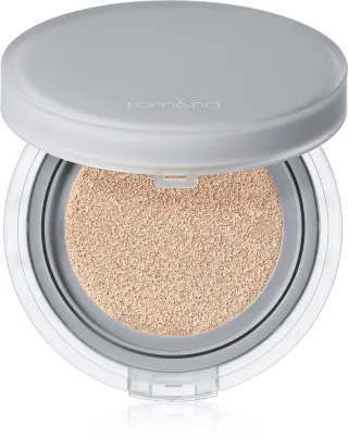 rom&nd Nu Zero Cushion - Легкий защитный тональный крем в губке с осветляющим эффектом, 15 г