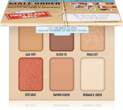 theBalm Male Order First Class Male - Палетка теней для век: палетка теней для век, 13 г