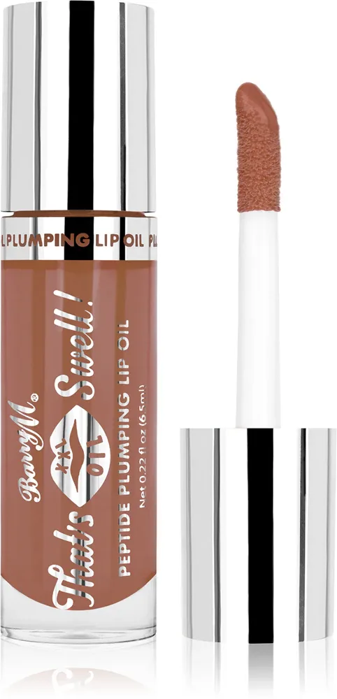 Barry M That's Swell! Peptide Plumping Lip Oil - Бальзам для губ для увеличения объема, 6 мл, оттенок Nude Nectar