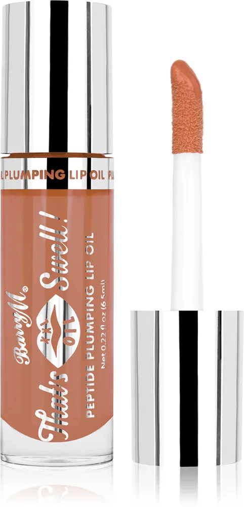 Barry M That's Swell! Peptide Plumping Lip Oil - Бальзам для губ для увеличения объема, 6 мл, оттенок Honeyed Hue