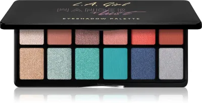 L.A. Girl Cosmetics Fanatic - Палетка теней для век: палетка сеней до повек, 12 г