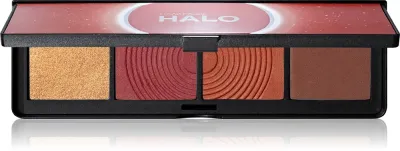 Smashbox Halo Sculpt + Glow Face Palette - Палетка румян и хайлайтеров, 15 г, оттенок Berry Saturation