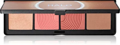 Smashbox Halo Sculpt + Glow Face Palette - Палетка румян и хайлайтеров, 15 г, оттенок Back to Cali