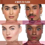 Danessa Myricks Beauty Yummy Skin Blurring Balm Powder Flushed - Тонирующий бальзам для губ и щек, 6 г, оттенок Bellini — фото 5